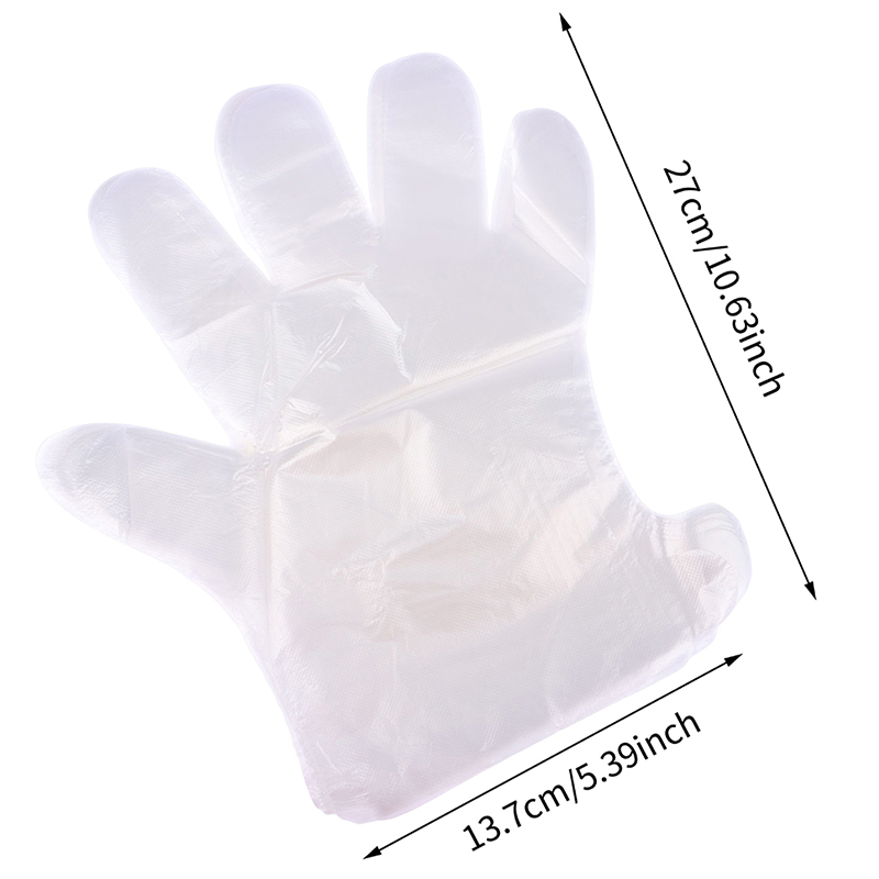 Disposable Gloves Nitrile - 100 pezzi monouso PE guanti vuoti
