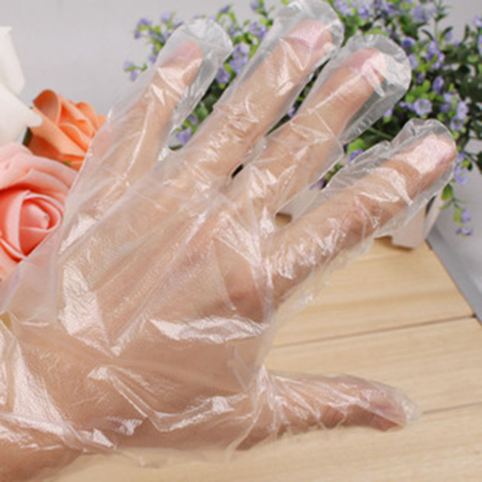 Disposable Gloves Nitrile - Guanti monouso in plastica da 100