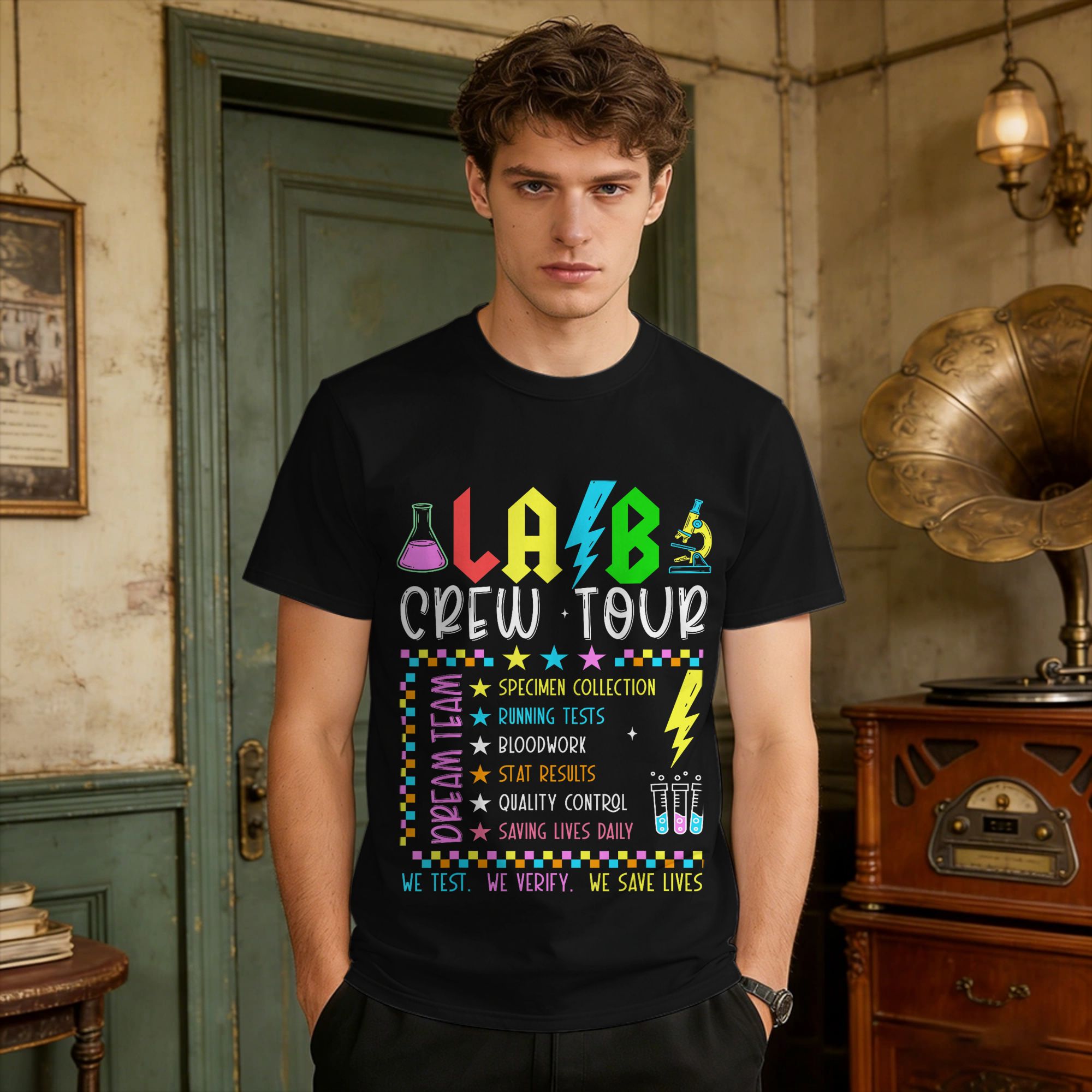 Medical Lab Professionals Week - T-shirt vintage Summer Lab Week Lab