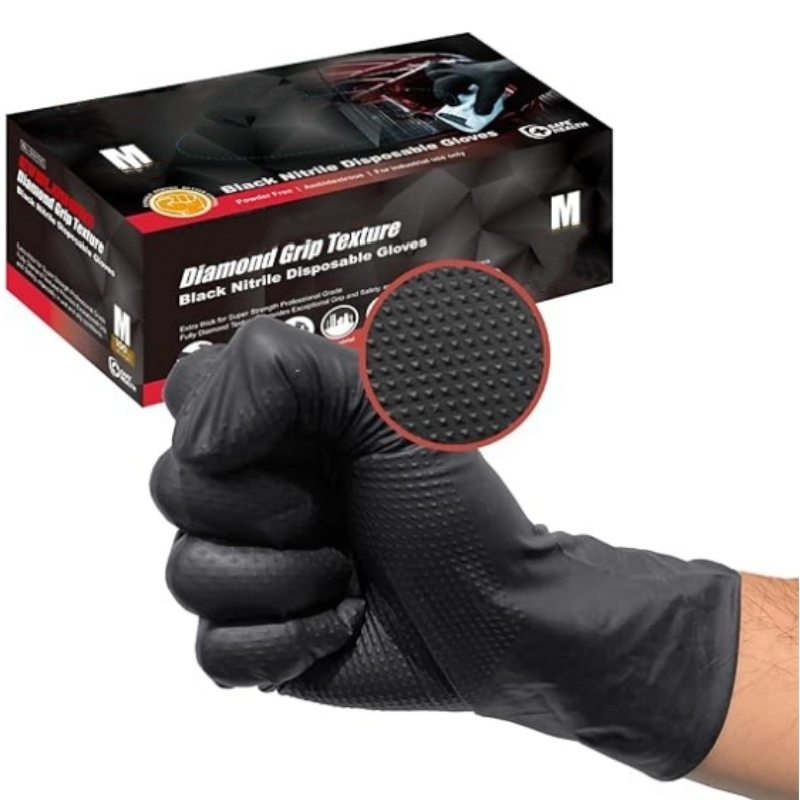 Guanti in Nitrile Nero Resiste - Disposable Gloves Nitrile recensione e prezzo